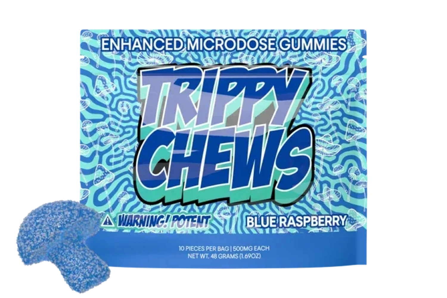 Goo'd Trippy Chews Blue Raspberry