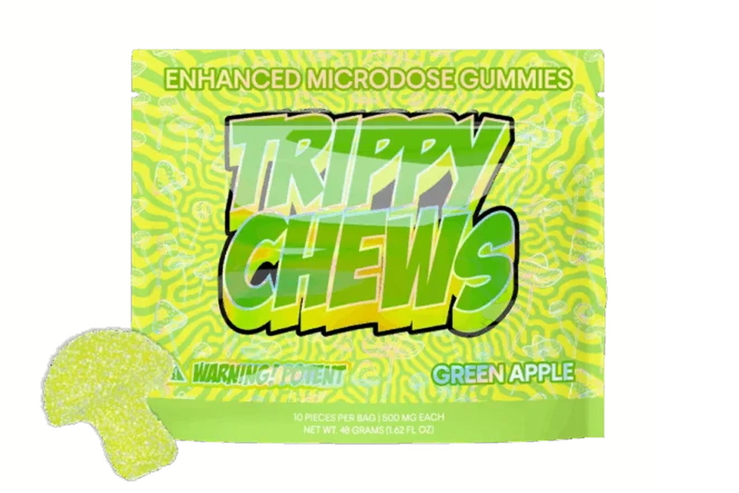 Goo'd Trippy Chews Green Apple
