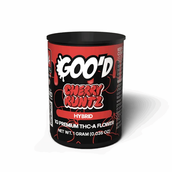 Goo'd 1g THC-A Flower - Cherry Runtz