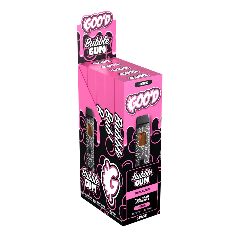 Goo'd Bubble Gum disposable vape