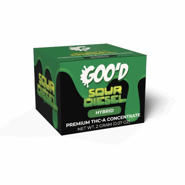 Goo'd 2g THC-A Concentrate - Sour Diesel