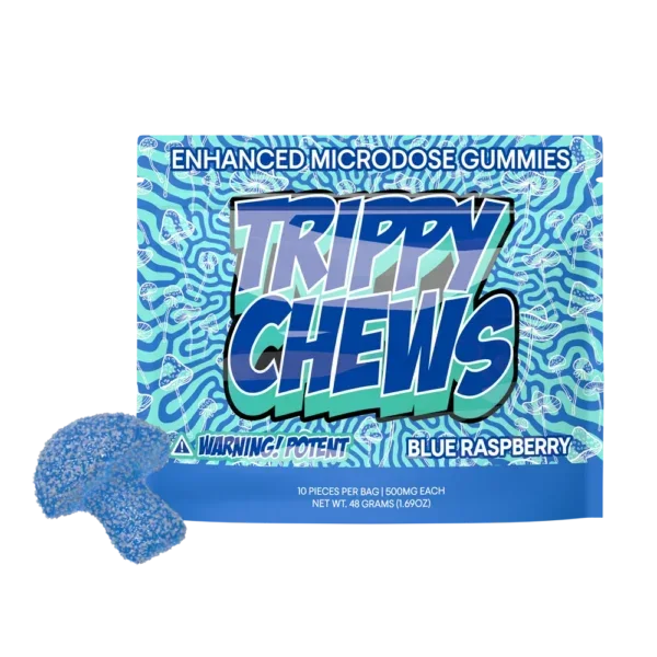 Goo'd Trippy Chews 10 Count - Blue Raspberry