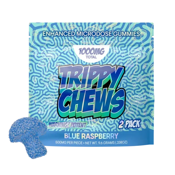 Goo'd Trippy Chews 2 Count - Blue Raspberry