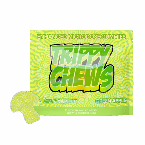 Goo'd Trippy Chews 10 Count - Green Apple