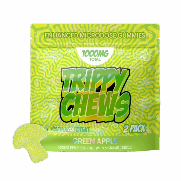 Goo'd Trippy Chews 2 Count - Green Apple